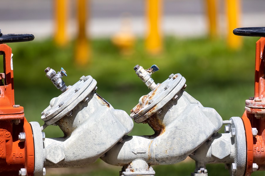 Representative backflow preventer repair and testing photo